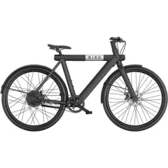 Bird Adult A Frame 28" Step Over Electric Hybrid Bike - Black: Aluminum Frame, 20 mph Max Speed
