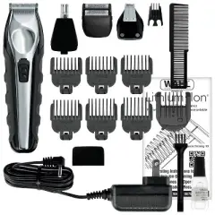 Wahl Lithium Ion Multi-Groomer Men's Beard, Facial & Total Body Groomer - 9888-600