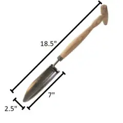 Transplant P-Grip Trowel &ndash; Ergonomic Tool for Precision Planting & Weeding