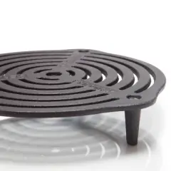 Petromax Cast Iron Stack Grate for Dutch Ovens, Prevent Bottom Burning, Evenly Distribute Heat, Place Directly in Campfire or Table as a Trivet, 11"