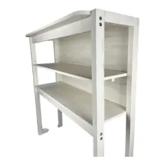 INFURNIC Kitchen Racks Modern Bakers Rack with Adjustable Shelves and Stylish Storage for Kitchen, White Black, 31.5"*15.75"*66.93"