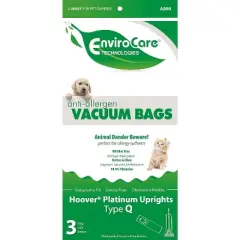Replacement Part For Hoover Style Q AH10000 Platinum Collection UH30010COM Allergen Filtration Vacuum Bags, 3pk.
