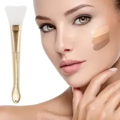 Unique Bargains Spade Shape Facial Mask Brush 1 Pc