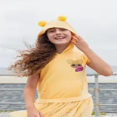 L.O.L. Surprise! Queen Bee Girls French Terry Cosplay Dress Little Kid to Big Kid 