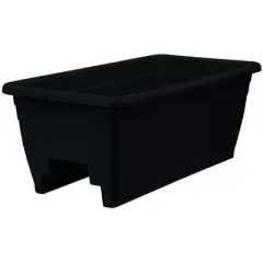 The HC Companies Plastic Rail Planter, 24in