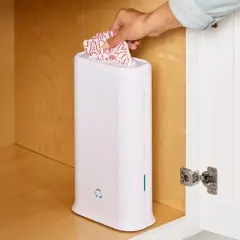 YouCopia StoraBag Plastic Bag Dispenser: Freestanding Kitchen Organizer, Non-Slip Grip, Steel & Rubber, 13.3" Height