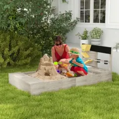 Dexmalle Wooden Sandbox with Liner