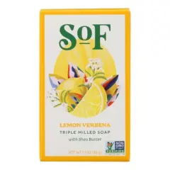 South of France Natural Body Care Lemon Verbena Triple Milled Soap Travel Size - Case of 24/1.7 oz