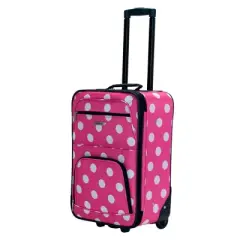 Rockland Galleria 4pc Hardside Carry On Luggage Set - Pink