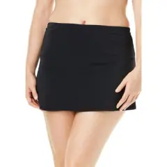 Swimsuits for All Women&rsquo;s Plus Size Side Slit Swim Skirt