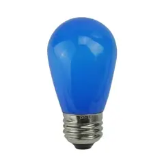 Northlight Pack of 25 Opaque LED S14 Blue Christmas Replacement Bulbs