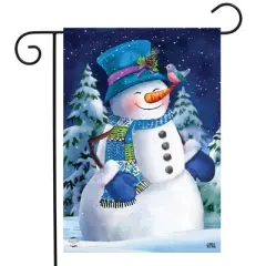 Briarwood Lane Garden Flag 12x18 For Outdoor Snowfall Celebration Winter For Winter Garden Flag Flags For Outside