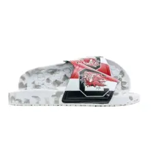NCAA South Carolina Gamecocks Slydr Pro White Sandals - Red M13/W15