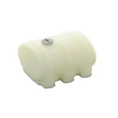 3D to Scale 1/50 3D Printed White Plastic Elliptical Leg 1500 Gallon Tank 50-322-WT