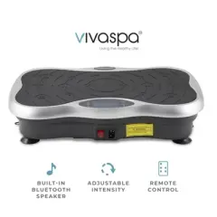 Vivaspa Full Body Slimming Vibration Platform Machine for Home Gym with Wireless Bluetooth Speaker