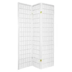 6 ft. Tall Window Pane Shoji Screen 3 Panels - Oriental Furniture