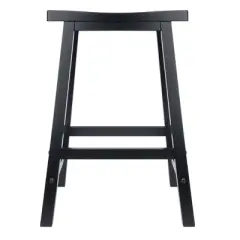 24" Satori Saddle Seat Counter Height Barstool - Winsome