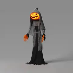Lewis & Friends&trade; 8' Halloween Light and Sound Lewis the Pumpkin Ghoul - Hyde and EEK! Boutique&trade;