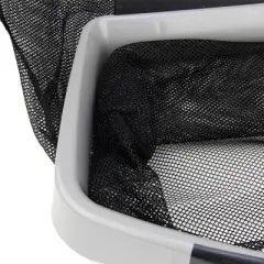 Swimline Hydrotools H2O Pro Swimming Pool Deep Bag Leaf Rake Skimmer Head 17" - Gray/Black