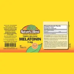 Nature's Blend 5026 Melatonin 3 mg Timed Release (Each)