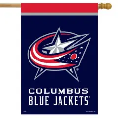 Briarwood Lane Columbus Blue Jackets House Flag NHL Licensed 28" x 40"