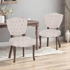 Set of 2 Crosswind Tufted Dining Chair - Christopher Knight Home