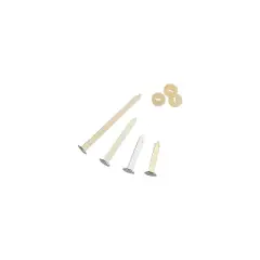 Officemate Roundhead Fastener 1-1/2" Shank 7/16" Head Brass Plated 99816