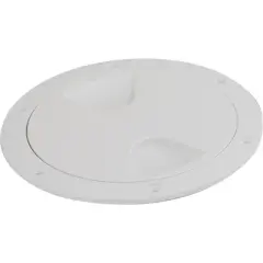 Seadog Screw-Out Deck Plate - White - 5" - Model 3357501 - Boat Equipment and Parts.