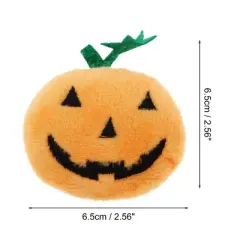 Unique Bargains Grinning Pumpkin Cat Teaser Toys Orange 1 Pc