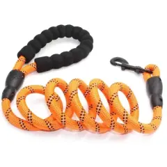 Doggy Tales Braided Rope Leash Orange