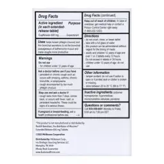 Foster & Thrive 12Hr Mucus Relief-D 600mg Tablet, 36 Ct