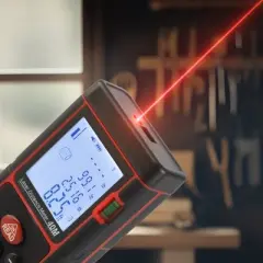 Stalwart 130FT Laser Measure with Backlit Display