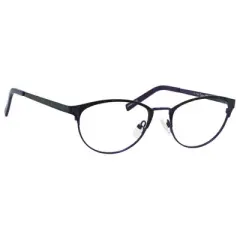 Ernest Hemingway H4821 Ladies Cat Eye Frame Eyeglasses in Eggplant Purple 52 mm