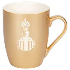 100 North United States of America 10 Ounce Vegas Gold Metallic Finish, Comfortably Fits Your Hands, New Bone China Coffee Tea Cup Mug, One Nation