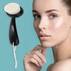 Unique Bargains Soft ABS Nylon Wool Cleansing Brush 1 Pc