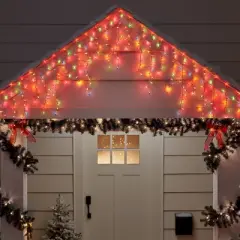 300ct Christmas High Density Icicle Lights Multicolor with White Wire - Wondershop&trade;