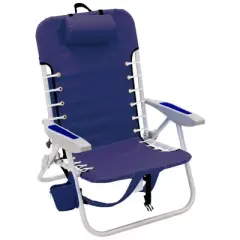 Rio Brands 4-Position Assorted Beach Folding Chair (Case of 4)