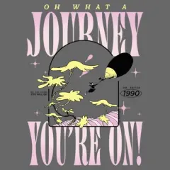 Junior's Dr. Seuss Oh What a Journey You're On T-Shirt