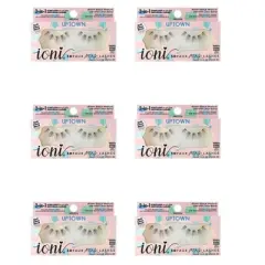 ONI Lash UPTOWN 2-in-1 Brown Black Medium Lite_Clear Band (Pack  of 6)