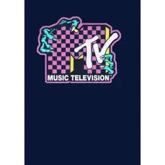Boy's MTV Checker Dragon Logo T-Shirt