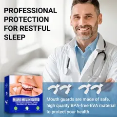 YEVYO 4-Pack Mouth Guard for Grinding Teeth at Night - Custom Fit Night Guards for Teeth Clenching & Grinding with Case - EVA Material