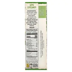 Nature's Path Organic Instant Hot Oatmeal Apple Cinnamon 8 Packets