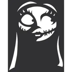 Women's The Nightmare Before Christmas Halloween Sally Shadow Racerback Tank Top