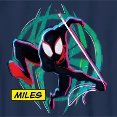 Boy's Spider-Man: Across the Spider-Verse Miles Logo T-Shirt