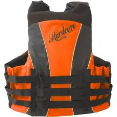 Hardcore Water Sports Premium Neo/Poly Life Jacket | USCG Approved Type III Life Vest for Waterskiing, Boating, Wakeboarding