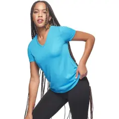 Expert Brand USA-Made Women's Oxymesh&trade; V Neck Athletic T-Shirt