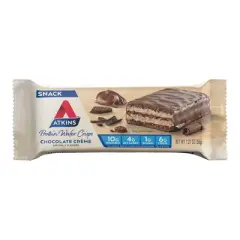 Atkins Protein Wafer Crisp Snack Bar - Chocolate Creme - 5pk