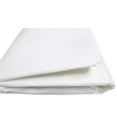 Horizon Ventures 24 Foot Round Water Resistant Polyester Pre-Cut Underpad Above Ground Pool Installation or Liner Replacement, White