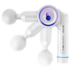 Reathlete FOLD Interchangeable Folding Percussion Massage Therapy Gun - White