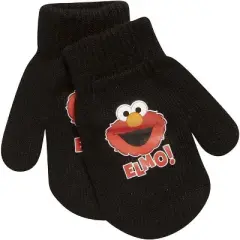 Sesame Street Elmo 4 pair Winter Mittens Set, Toddlers Boys Ages 2-4